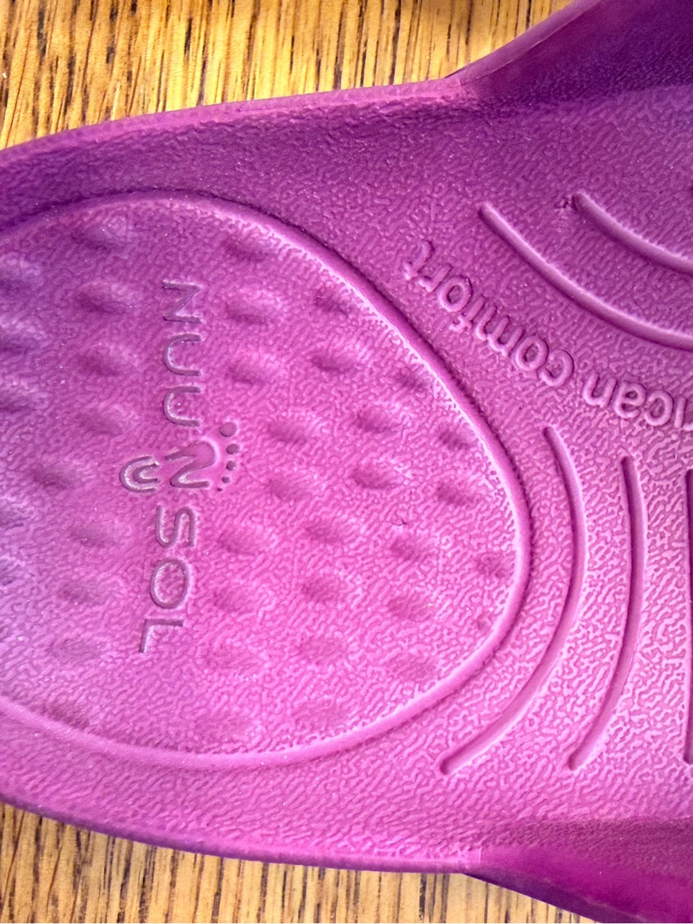 NUU SOL Pink Rose Purple Walkable Comfort Slip-On Sandals - Picture 3 of 13